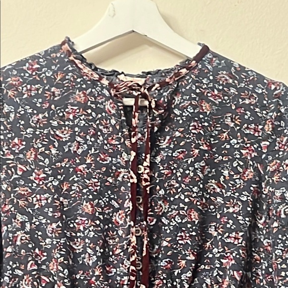 Hem & Thread Floral Mini Dress - Black and Pink 312 boho - Picture 3 of 15